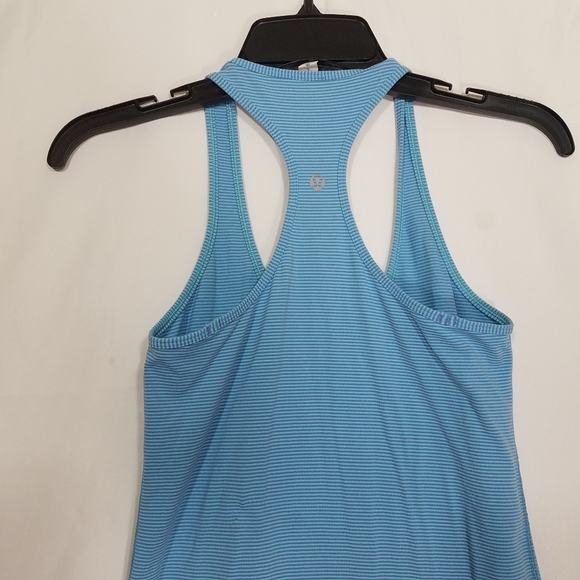 Lululemon Race Back Reversible Stripe Top Size 6 - Picture 5 of 6